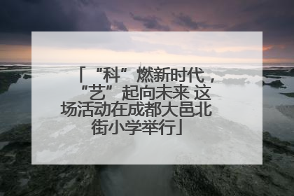 “科”燃新时代，“艺”起向未来 这场活动在成都大邑北街小学举行