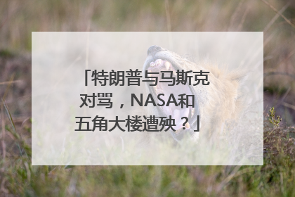 特朗普与马斯克对骂，NASA和五角大楼遭殃？