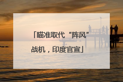 瞄准取代“阵风”战机，印度官宣