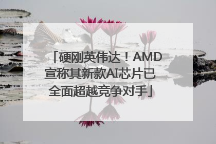 硬刚英伟达！AMD宣称其新款AI芯片已全面超越竞争对手