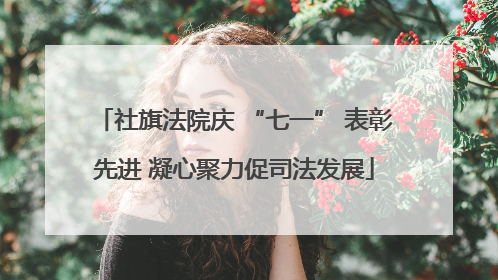 社旗法院庆 “七一” 表彰先进 凝心聚力促司法发展