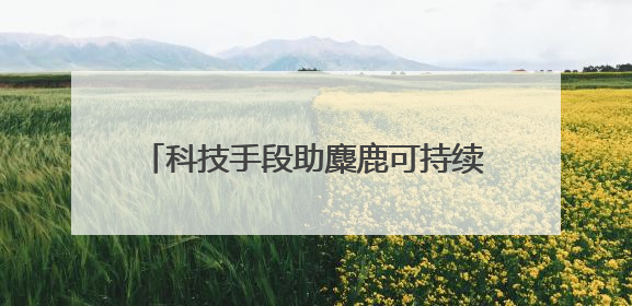 科技手段助麋鹿可持续发展 记者实地探访→