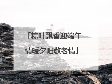 粽叶飘香迎端午 情暖夕阳敬老情
