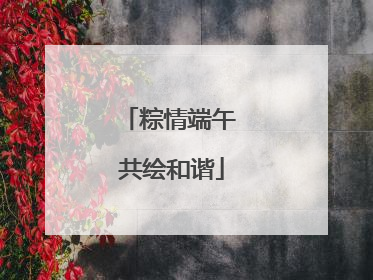 粽情端午 共绘和谐