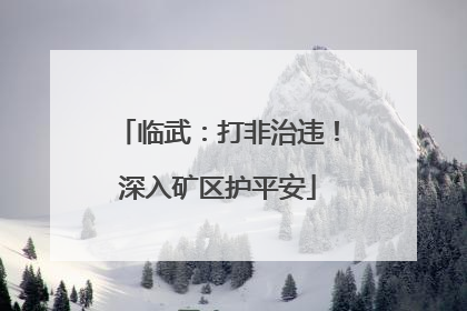临武：打非治违！深入矿区护平安