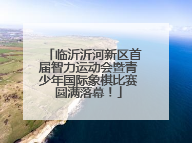临沂沂河新区首届智力运动会暨青少年国际象棋比赛圆满落幕！
