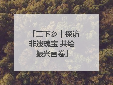 三下乡｜探访非遗瑰宝 共绘振兴画卷