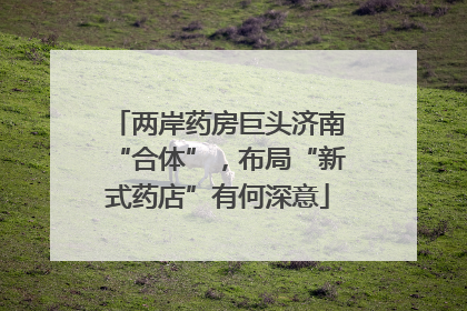 两岸药房巨头济南“合体”，布局“新式药店”有何深意