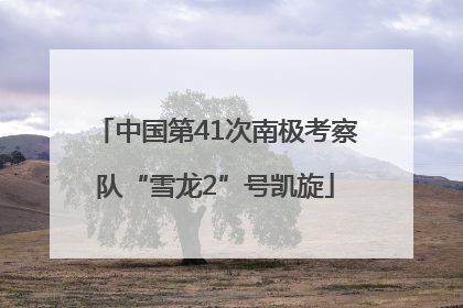 中国第41次南极考察队“雪龙2”号凯旋