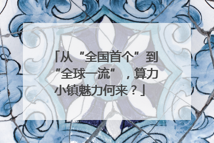 从“全国首个”到“全球一流”，算力小镇魅力何来？