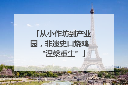 从小作坊到产业园，非遗史口烧鸡“涅槃重生”