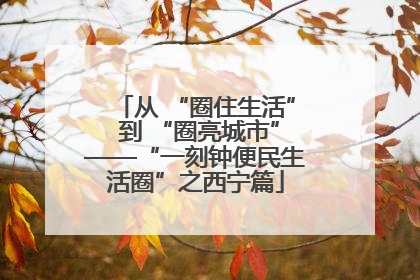 从 “圈住生活” 到 “圈亮城市”——“一刻钟便民生活圈”之西宁篇