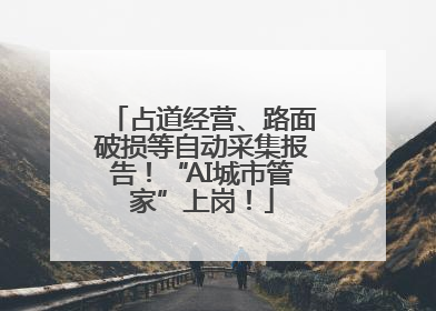 占道经营、路面破损等自动采集报告！“AI城市管家”上岗！