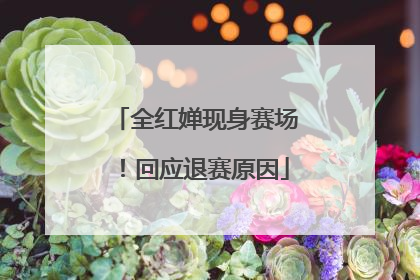 全红婵现身赛场！回应退赛原因