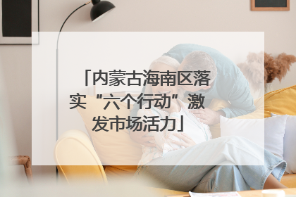 内蒙古海南区落实“六个行动”激发市场活力