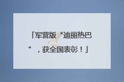 军营版“迪丽热巴”，获全国表彰！