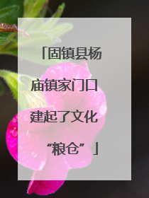 固镇县杨庙镇家门口建起了文化“粮仓”