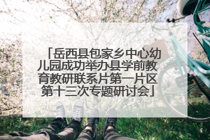 岳西县包家乡中心幼儿园成功举办县学前教育教研联系片第一片区第十三次专题研讨会