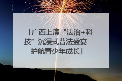 广西上演“法治+科技”沉浸式普法盛宴 护航青少年成长
