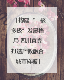 构建“一核多极”发展格局 四川宜宾打造产教融合城市样板