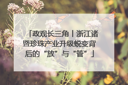政观长三角丨浙江诸暨珍珠产业升级蜕变背后的“放”与“管”