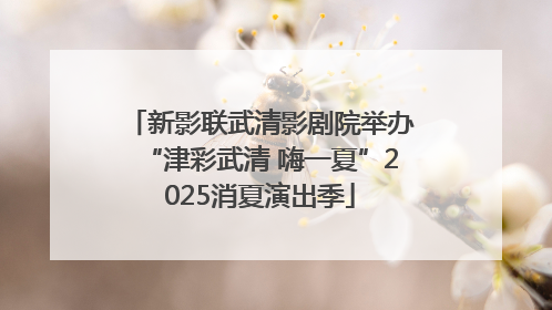 新影联武清影剧院举办“津彩武清 嗨一夏”2025消夏演出季