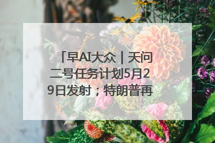 早AI大众｜天问二号任务计划5月29日发射；特朗普再威胁削减哈佛拨款
