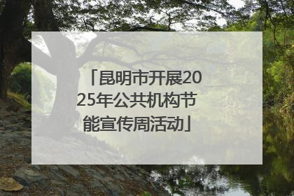 昆明市开展2025年公共机构节能宣传周活动