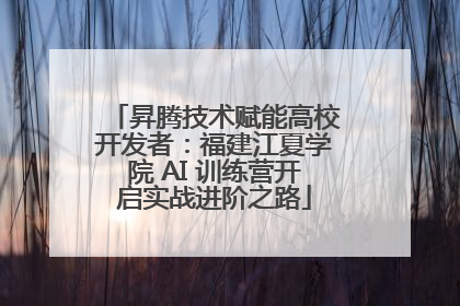 昇腾技术赋能高校开发者：福建江夏学院 AI 训练营开启实战进阶之路