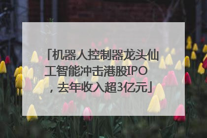 机器人控制器龙头仙工智能冲击港股IPO，去年收入超3亿元