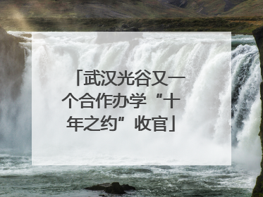 武汉光谷又一个合作办学“十年之约”收官