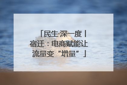 民生·深一度丨宿迁：电商赋能让流量变“增量”