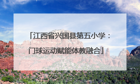 江西省兴国县第五小学：门球运动赋能体教融合