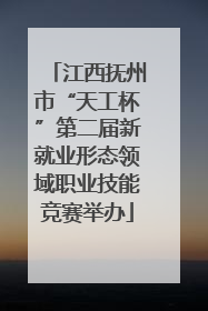 江西抚州市“天工杯”第二届新就业形态领域职业技能竞赛举办