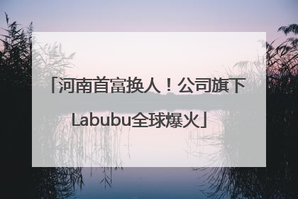 河南首富换人！公司旗下Labubu全球爆火