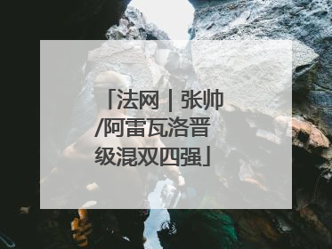 法网｜张帅/阿雷瓦洛晋级混双四强