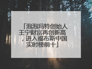 泡泡玛特创始人王宁财富再创新高,进入福布斯中国实时榜前十