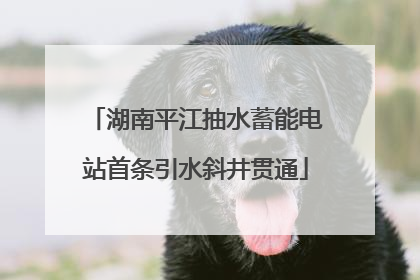 湖南平江抽水蓄能电站首条引水斜井贯通