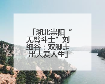 湖北崇阳“无臂斗士”刘细谷：双脚走出大爱人生