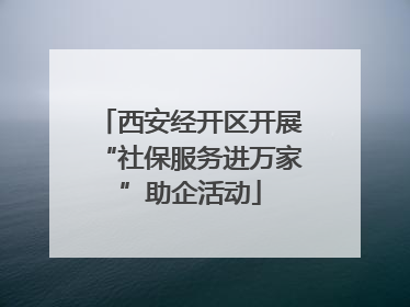 西安经开区开展“社保服务进万家”助企活动