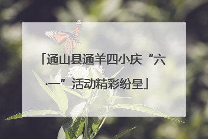通山县通羊四小庆“六·一”活动精彩纷呈