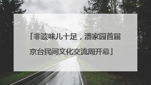 非遗味儿十足，潘家园首届京台民间文化交流周开幕