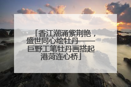 香江潮涌紫荆艳，盛世同心绘牡丹——巨野工笔牡丹画搭起港菏连心桥