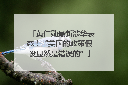 黄仁勋最新涉华表态！“美国的政策假设显然是错误的”