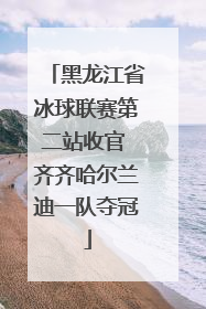黑龙江省冰球联赛第二站收官 齐齐哈尔兰迪一队夺冠