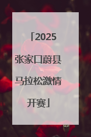 2025张家口蔚县马拉松激情开赛