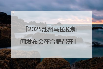 2025池州马拉松新闻发布会在合肥召开