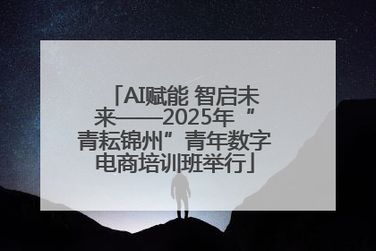 AI赋能 智启未来——2025年“青耘锦州”青年数字电商培训班举行