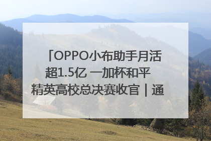 OPPO小布助手月活超1.5亿 一加杯和平精英高校总决赛收官｜通讯Plus·早报